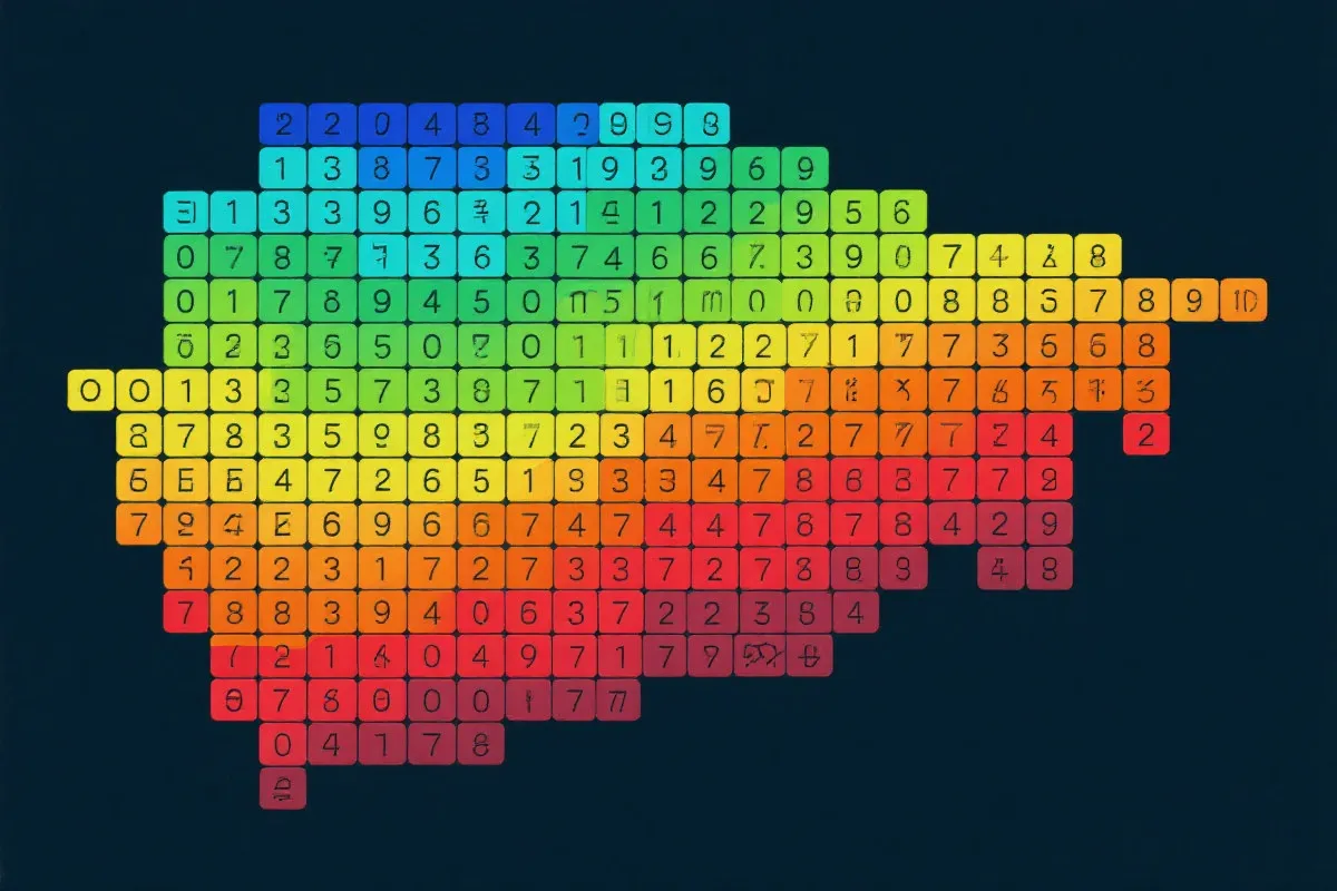 号码分布热力图